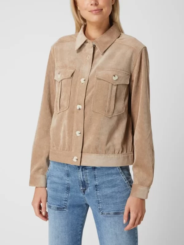 Opus Jacke Aus Cord Modell ‘Hilmi’ – Beige 5