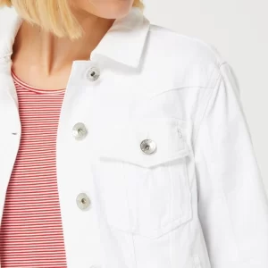 Frieda & Freddies Jeansjacke Mit Stretch-Anteil – Weiß 11