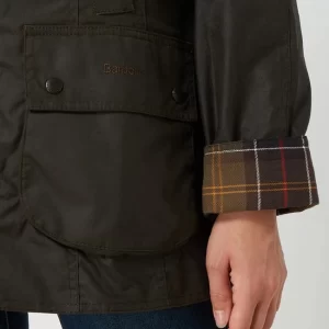 Barbour Jacke Aus Gewachster Baumwolle Modell ‘Beadnell Wax’ – Olivgrün 11