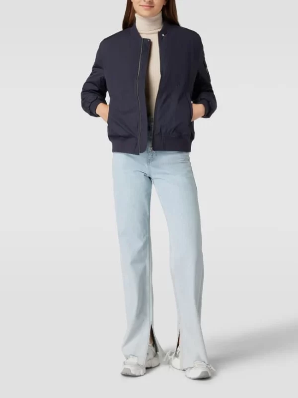 Armedangels Blouson Mit Label-Stitching Modell ‘Lankaa’ – Marineblau 1