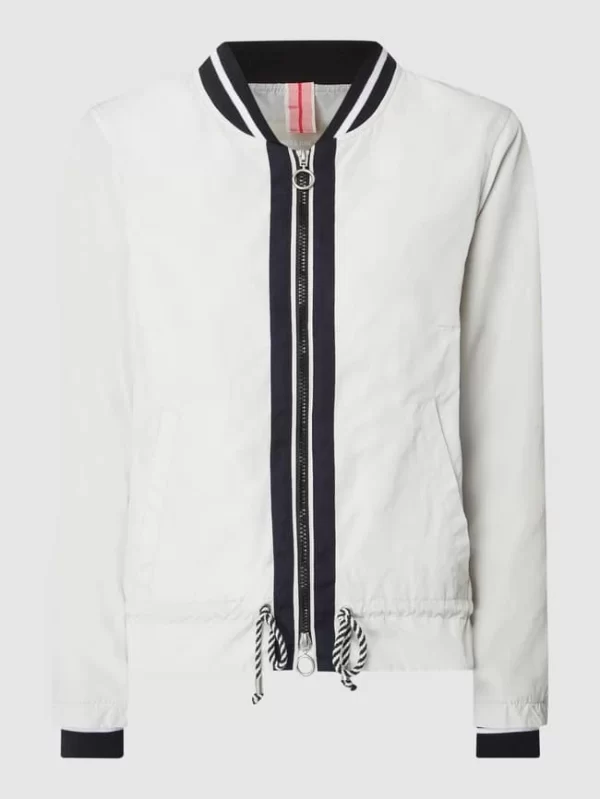Amber & June Blouson Mit Zweiwege-Reißverschluss – Sand 3