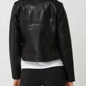 Noisy May Bikerjacke In Leder-Optik Modell ‘Rollo’ – Schwarz 15