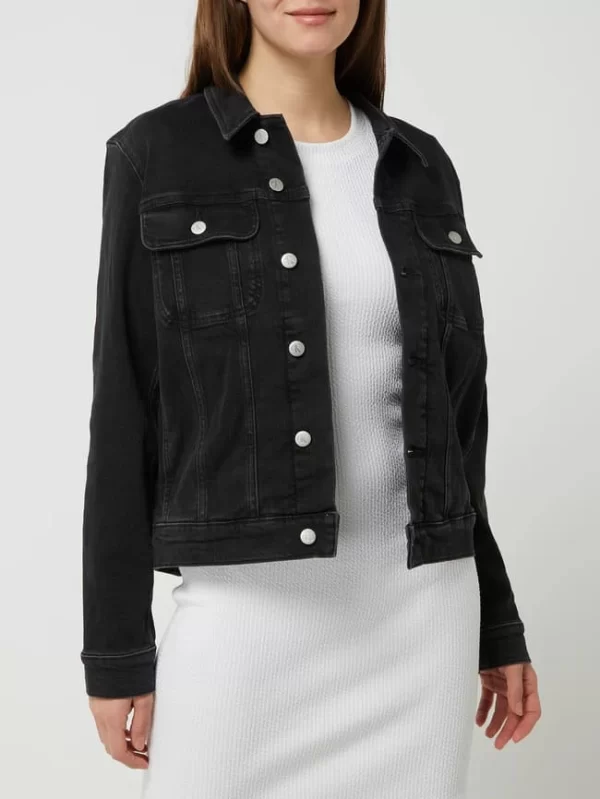 Calvin Klein Jeans Jeansjacke Mit Stretch-Anteil – Schwarz 5