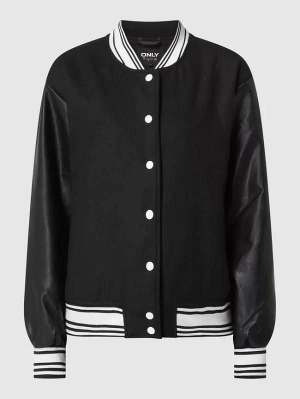 Only Blouson Mit Woll-Anteil Modell ‘Irina’ – Schwarz 3