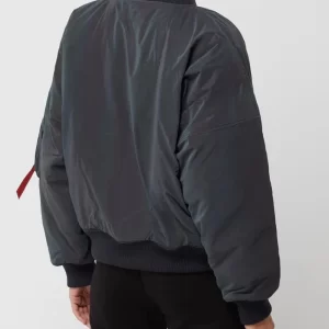 Alpha Industries Oversized Fit Bomber Mit Wattierung – Silber 15