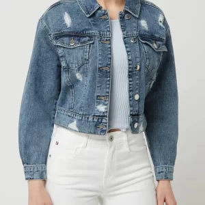 Only Cropped Jeansjacke Im Used-Look Modell ‘Malibu’ – Jeans 13