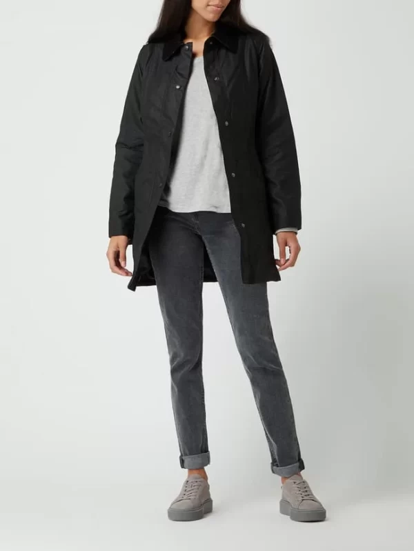 Barbour Jacke Aus Gewachster Baumwolle Modell ‘Belsay’ – Schwarz 1