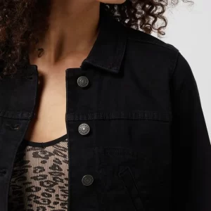 American Eagle Cropped Jeansjacke Mit Viskose-Anteil – Schwarz 11