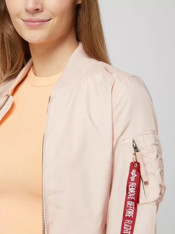 Alpha Industries Bomber Mit Stehkragen – Rosa 4