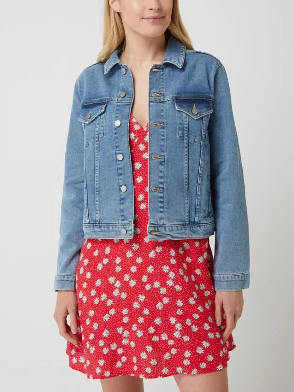 Armedangels Jeansjacke Aus Bio-Baumwollmischung Modell ‘Velitaa’ – Blau 5