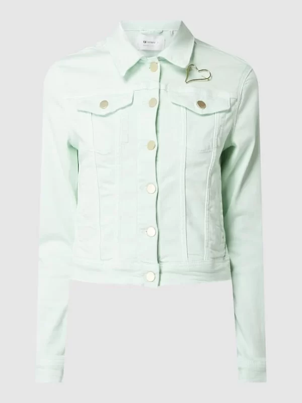 Rich & Royal Jeansjacke Mit Stretch-Anteil – Mint 3