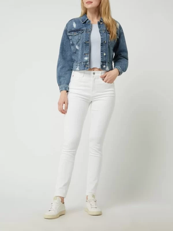 Only Cropped Jeansjacke Im Used-Look Modell ‘Malibu’ – Jeans 1