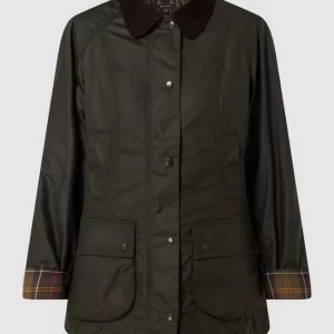 Barbour Jacke Aus Gewachster Baumwolle Modell ‘Beadnell Wax’ – Olivgrün 9