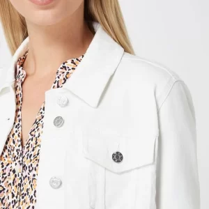S.Oliver RED LABEL Jeansjacke Mit Viskose-Anteil – Offwhite 11