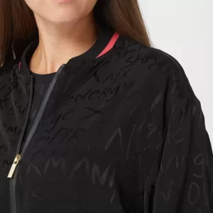 ARMANI EXCHANGE Blouson Aus Viskose – Schwarz 11
