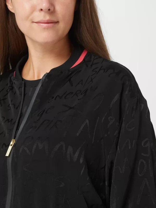 ARMANI EXCHANGE Blouson Aus Viskose – Schwarz 4