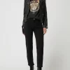 Gipsy Slim Fit Lederjacke Im Biker-Look Modell ‘Arisha’ – Schwarz 17
