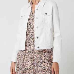 S.Oliver RED LABEL Jeansjacke Mit Viskose-Anteil – Offwhite 13