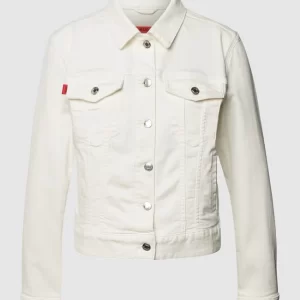 HUGO Jeansjacke Mit Brand-Detail Modell ‘Alex’ – Weiß 9
