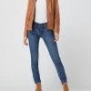 Jilani Lederjacke Mit Reißverschlusstaschen – Cognac 19