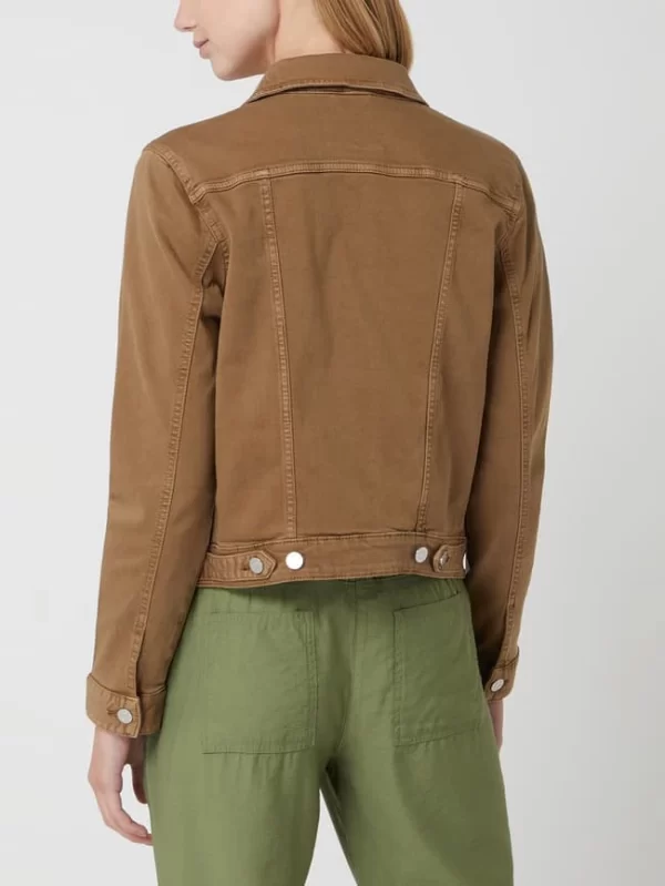 S.Oliver RED LABEL Jeansjacke Mit Viskose-Anteil – Khaki 6