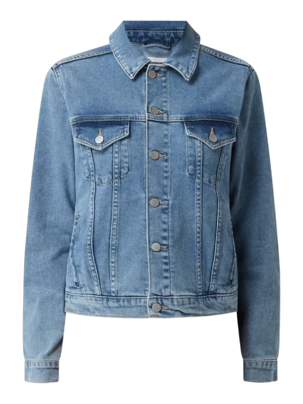 Armedangels Jeansjacke Aus Bio-Baumwollmischung Modell ‘Velitaa’ – Blau 3