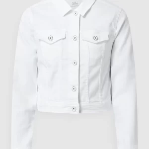 ROBE LÉGÈRE Cropped Jeansjacke Mit Stretch-Anteil – Weiß 9