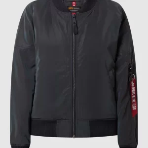 Alpha Industries Oversized Fit Bomber Mit Wattierung – Silber 9