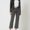 Calvin Klein Jeans Jacke In Leder-Optik Mit Stehkragen – Schwarz 19
