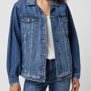 American Eagle Oversized Jeansjacke Aus Baumwolle – Blau 13