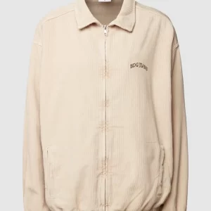 BDG Urban Outfitters Oversized Blouson Aus Cord Mit Label-Stitching – Ecru 9