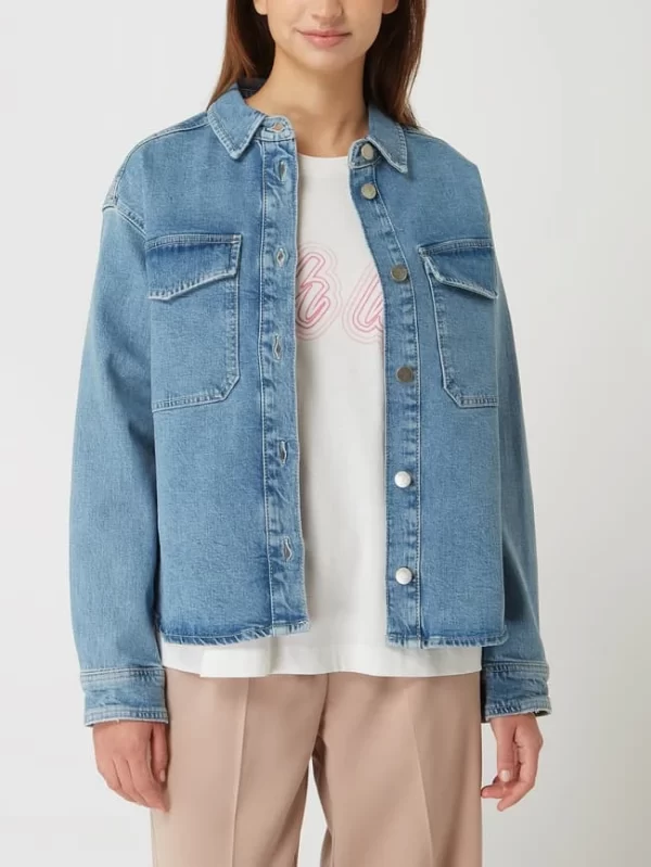 Smith And Soul Hemdjacke Aus Denim – Hellblau 5