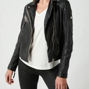 Gipsy Lederjacke Im Biker-Look Modell ‘Lulv’ – Schwarz 13
