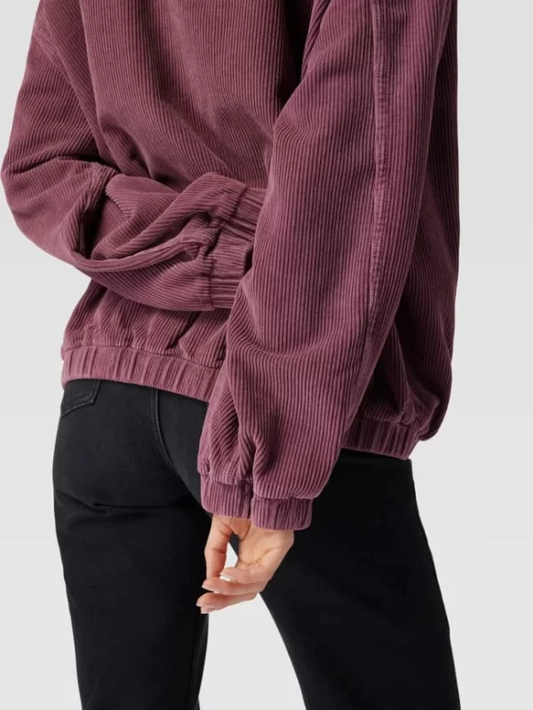 BDG Urban Outfitters Oversized Blouson Aus Cord Mit Label-Stitching – Lila 4