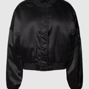 URBAN CLASSICS Oversized Bomberjacke Mit Reißverschlusstaschen – Schwarz 9