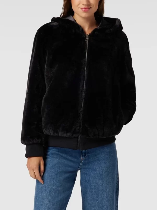 HUGO Bomberjacke Mit Kapuze Modell ‘Felessandra’ – Schwarz 7