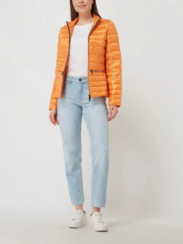 Beaumont Amsterdam Light-Daunenjacke Mit Reißverschlusstaschen – Orange 1