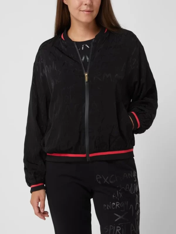 ARMANI EXCHANGE Blouson Aus Viskose – Schwarz 5