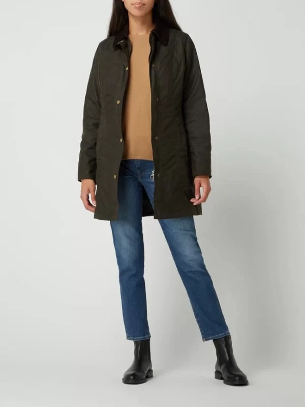 Barbour Jacke Aus Gewachster Baumwolle Modell ‘Belsay’ – Olivgrün 1