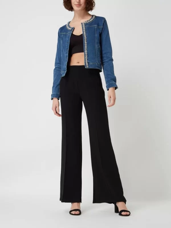 More & More Jeansjacke Mit Strasssteinen – Jeans 1