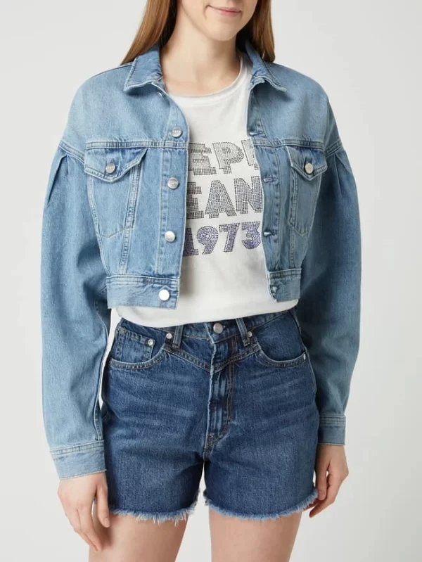 Pepe Jeans Cropped Jeansjacke Aus Baumwolle – Jeans 5