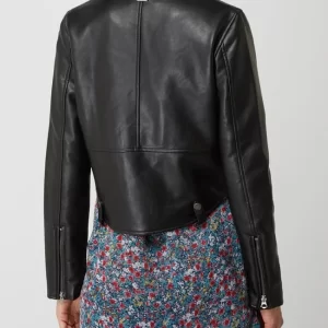 Pepe Jeans Bikerjacke In Leder-Optik Modell ‘Gwen’ – Schwarz 15