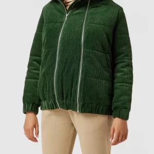 Mamalicious Umstand-Jacke Aus Cord – Dunkelgrün 13