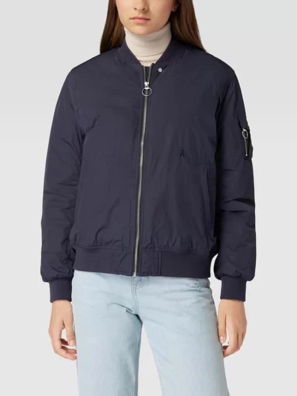 Armedangels Blouson Mit Label-Stitching Modell ‘Lankaa’ – Marineblau 5