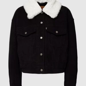 Levi’s® Cordjacke Mit Klappkragen Modell ‘SHERPA BABY BAGGY’ – Graphit 9