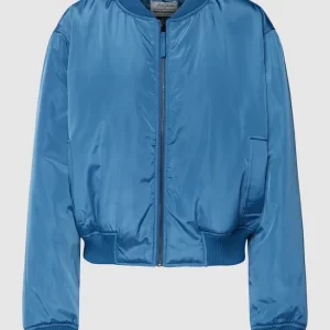Ana Johnson X P&C Cropped Bomberjacke Mit Eingrifftaschen – Ana Johnson X P&C – Blau 9