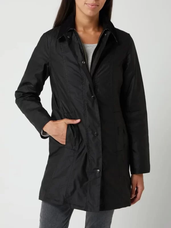 Barbour Jacke Aus Gewachster Baumwolle Modell ‘Belsay’ – Schwarz 5