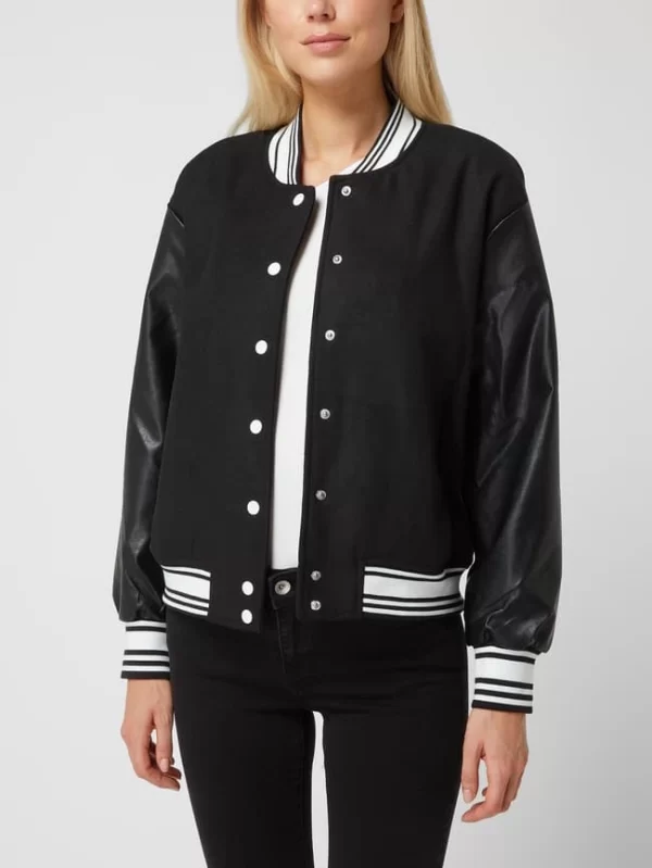Only Blouson Mit Woll-Anteil Modell ‘Irina’ – Schwarz 5