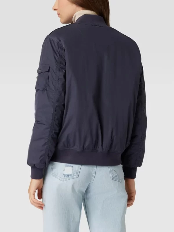 Armedangels Blouson Mit Label-Stitching Modell ‘Lankaa’ – Marineblau 6