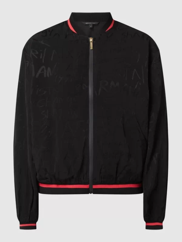 ARMANI EXCHANGE Blouson Aus Viskose – Schwarz 3